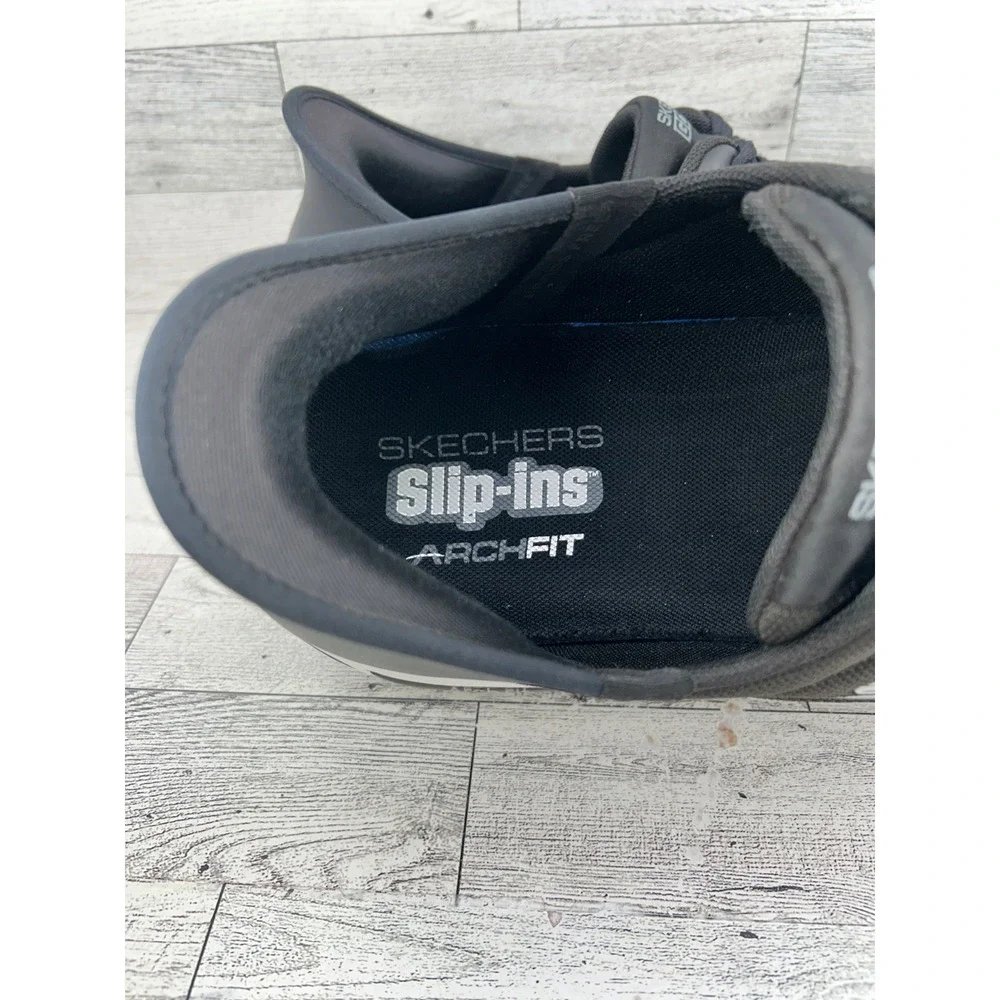 Skechers GoGolf Slip-ins Arch Fit‎ Men Sz 13 Black White Spikeless Shoes 214110